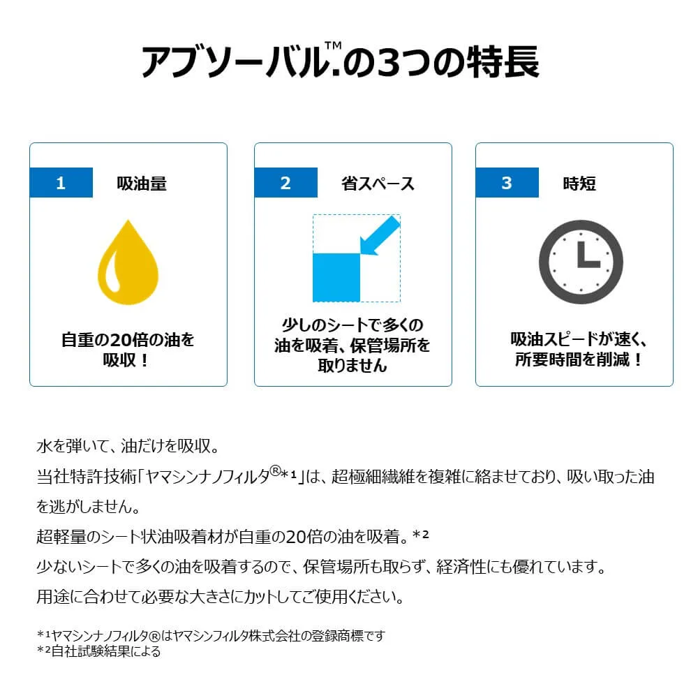 油吸着材 アブソーバル.™