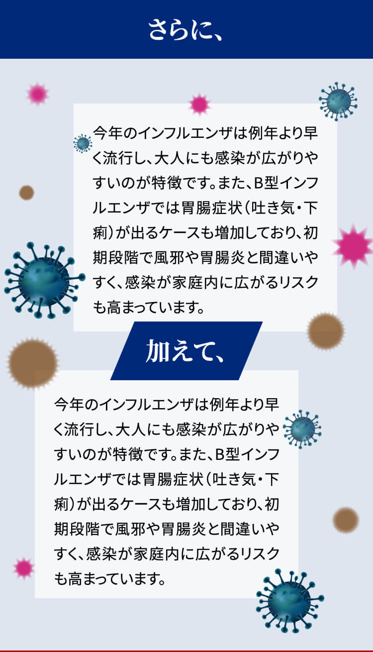 インフルエンザに負けないキャンペーン